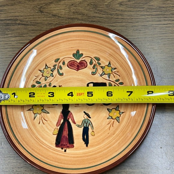 Vtg Pennsbury Pottery Wall Hanging Folk Art Country Farm House Family - Picture 4 of 5